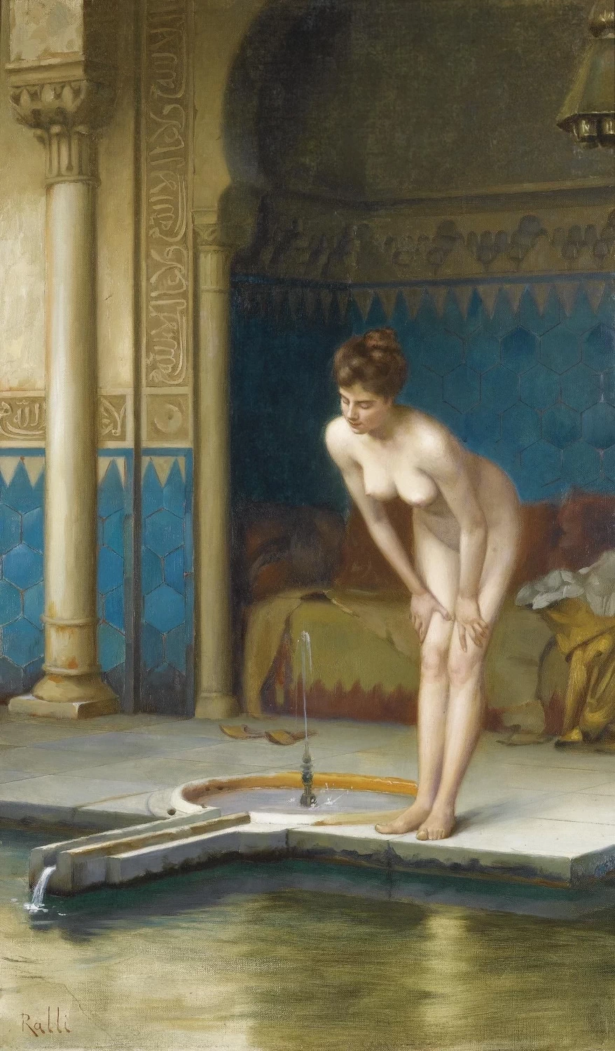 Theodoros Rallis - Giovane donna al bagno